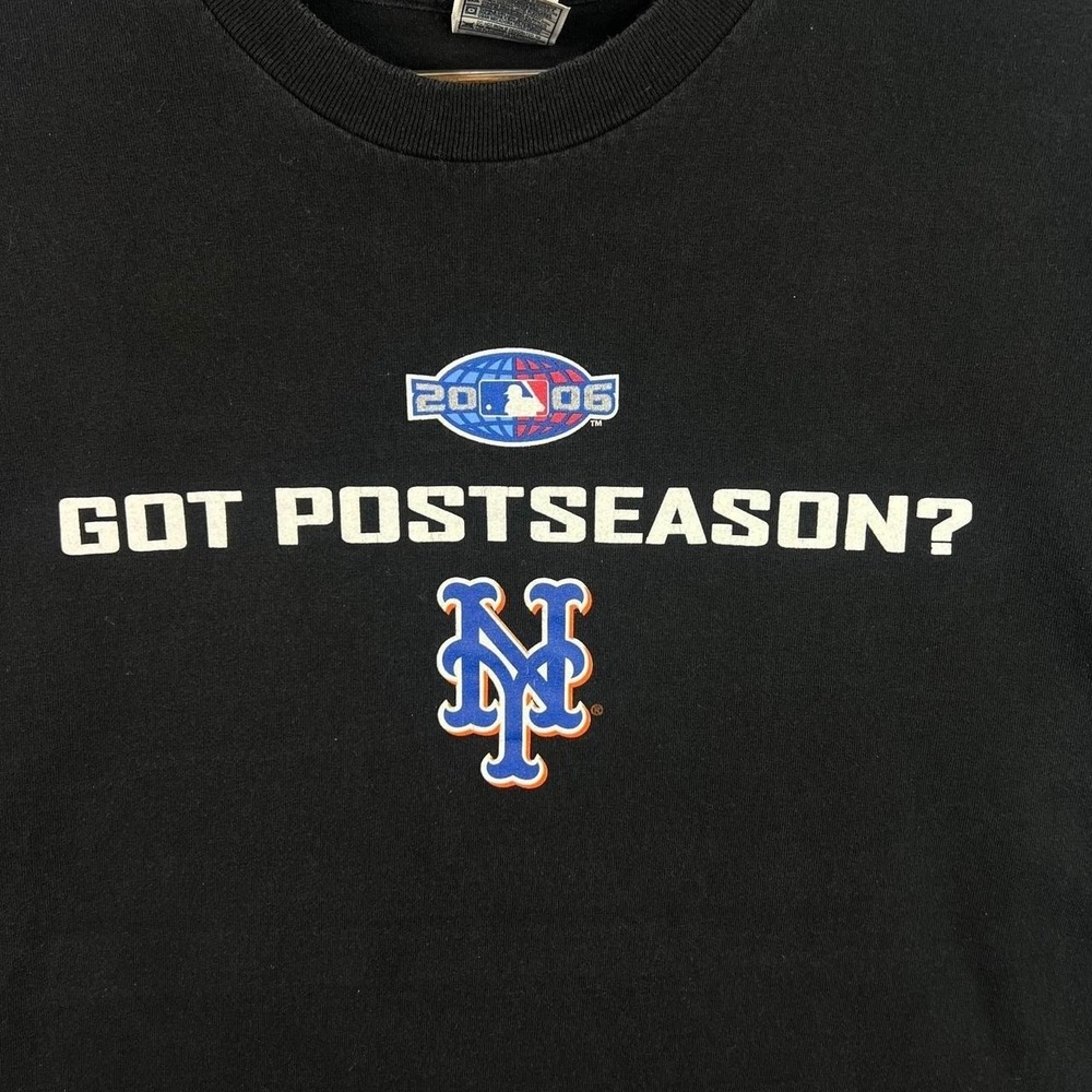 Vintage New York Mets 2006 Postseason RIP Atlanta Braves Grave Tee Shirt L - Picture 2 of 7
